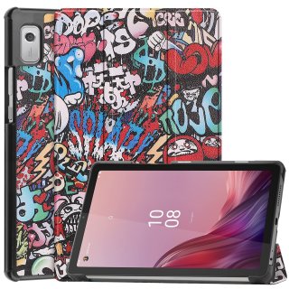 Hülle für Lenovo Tab M9 TB-310FU 9.0 Zoll 2023 Smart Cover Etui mit Standfunktion und Auto Sleep/Wake Funktion