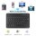 3in1 Bluetooth Tastatur (Schwarz) + Maus + Cover für Apple iPad iPad 10.2 2019/2020/2021 10.2 Zoll Case Schutz Hülle Tasche Keyboard