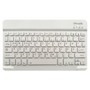 3in1 Bluetooth Tastatur (Weiß) + Maus + Cover...