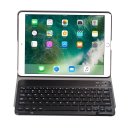 3in1 Bluetooth Tastatur (Schwarz mit Beleuchtung) + Maus + Cover für Apple iPad iPad 10.2 2019/2020/2021 10.2 Zoll Case Schutz Hülle Tasche Keyboard