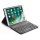 3in1 Bluetooth Tastatur (Schwarz mit Beleuchtung) + Maus + Cover für Apple iPad iPad 10.2 2019/2020/2021 10.2 Zoll Case Schutz Hülle Tasche Keyboard