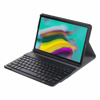 3in1 Bluetooth Tastatur (Schwarz mit Beleuchtung) + Maus + Cover für Samsung Galaxy Tab A T510 T515 10.1 Zoll Case Schutz Hülle Tasche Keyboard