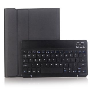 3in1 Bluetooth Tastatur (Weiß) + Maus + Cover für Apple iPad Pro 9.7 Zoll 2016/2017/2018 Air 9.7 2013/2014 1/2 Gen. 9.7 Zoll Case Schutz Hülle Tasche Keyboard