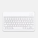 3in1 Bluetooth Tastatur (Weiß) + Maus + Cover für Apple iPad Pro 9.7 Zoll 2016/2017/2018 Air 9.7 2013/2014 1/2 Gen. 9.7 Zoll Case Schutz Hülle Tasche Keyboard