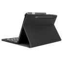 3in1 Bluetooth Tastatur (Weiß) + Maus + Cover für Apple iPad Pro 9.7 Zoll 2016/2017/2018 Air 9.7 2013/2014 1/2 Gen. 9.7 Zoll Case Schutz Hülle Tasche Keyboard