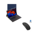 3in1 Bluetooth Tastatur (Schwarz) + Maus + Cover für...