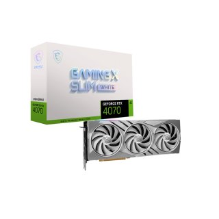 MSI GeForce RTX 4070 GAMING X SLIM WHITE 12GB GDDR6X 3xHDMI 1xDP
