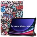 Hülle für Samsung Tab S9 2023 SM-X710 SM-X716 11 Zoll Smart Cover Etui mit Standfunktion und Auto Sleep/Wake Funktion