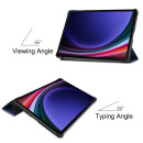 Schutzhülle für Samsung Tab S9 2023 SM-X710 SM-X716 11 Zoll Slim Case Etui mit Standfunktion und Auto Sleep/Wake Funktion