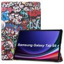 Hülle für Samsung Tab S9+ Plus 2023 SM-X810 SM-X816B SM-X818U 12.4 Zoll Smart Cover Etui mit Standfunktion und Auto Sleep/Wake Funktion