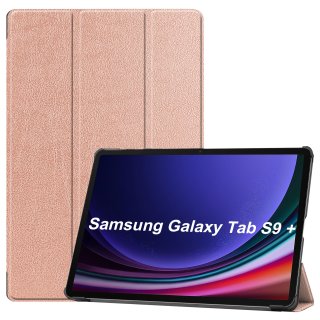 Cover für Samsung Tab S9+ Plus 2023 SM-X810 SM-X816B SM-X818U 12.4 Zoll Tablethülle Schlank mit Standfunktion und Auto Sleep/Wake Funktion