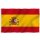 Spanien Spain Flagge mit Ösen Fahne 150x90 Metalösen Wetterfest Fahnenmast