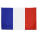 Frankreich France Flagge mit Ösen Fahne 150x90 Metalösen Wetterfest Fahnenmast