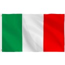 Italien Italy Flagge mit Ösen Fahne 150x90...