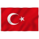 Türkei Turkey Flagge mit Ösen Fahne 150x90...