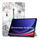 Cover für Samsung Tab Galaxy S9 Ultra SM-X910 SM-916B 14.6 Zoll Tablethülle Schlank mit Standfunktion und Auto Sleep/Wake Funktion