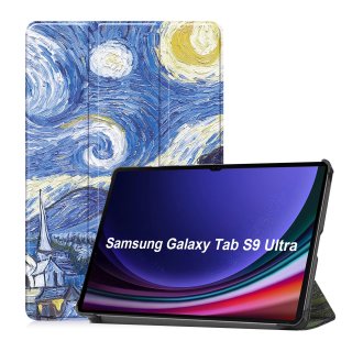 Schutzhülle für Samsung Tab Galaxy S9 Ultra SM-X910 SM-916B 14.6 Zoll Slim Case Etui mit Standfunktion und Auto Sleep/Wake Funktion