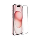 Glasfolie für Apple iPhone 15 + Plus 6.7 Zoll Glas Transparent Displayschutz Blasenfrei Hartglas Ultraklar Antistatik Kristallklar Schutzfolie