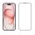 Glasfolie für Apple iPhone 15 + Plus 6.7 Zoll Glas Transparent Displayschutz Blasenfrei Hartglas Ultraklar Antistatik Kristallklar Schutzfolie