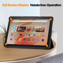 Hülle für Amazon Fire HD 10 2023 13.Gen 10.1 Zoll Smart Cover Etui mit Standfunktion und Auto Sleep/Wake Funktion