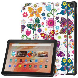 Schutzhülle für Amazon Fire HD 10 2023 13.Gen 10.1 Zoll Slim Case Etui mit Standfunktion und Auto Sleep/Wake Funktion