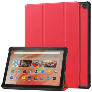 Tablet Hülle für Amazon Fire HD 10 2023 13.Gen 10.1 Zoll Slim Case Etui mit Standfunktion und Auto Sleep/Wake Funktion