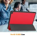 Tablet Hülle für Amazon Fire HD 10 2023 13.Gen 10.1 Zoll Slim Case Etui mit Standfunktion und Auto Sleep/Wake Funktion