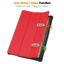 Tablet Hülle für Amazon Fire HD 10 2023 13.Gen 10.1 Zoll Slim Case Etui mit Standfunktion und Auto Sleep/Wake Funktion