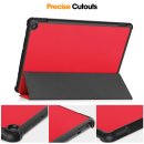 Tablet Hülle für Amazon Fire HD 10 2023 13.Gen 10.1 Zoll Slim Case Etui mit Standfunktion und Auto Sleep/Wake Funktion