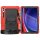 4in1 Case für Samsung Galaxy Tab S9+ Plus 2023 SM-X810 SM-X816B SM-X818U 12.4 Zoll Hülle Stoßfest Schutz + Standfuß