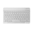 2in1 Set Bluetooth Tastatur in Weiß + Hülle für Lenovo Tab M10 5G TB-360ZU 10.6 Zoll Case Schutzhülle Standfunktion Sleep and Wake