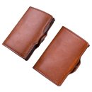 Lobwerk Mini Wallet mit Geldfach Münzfach mit Reißverschluss Slim Wallet Geldbörse Premium Portemonnaie Kartenetui RFID