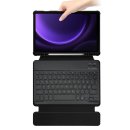 3in1 Bluetooth Tastatur (Schwarz) + Maus + Cover für Samsung Galaxy Tab S9 FE 2023 X510/SM-X516/SM-X518 10.9 Zoll Case Schutz Hülle Tasche Keyboard