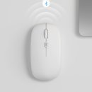 3in1 Bluetooth Tastatur (Weiß) + Maus (Weiß)...
