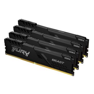 DDR4 128GB PC 3600 CL18 Kingston KIT (4x32GB) FURY Beast Bl Kit