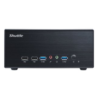 SHUTTLE Barebone XPC slim XH510G2 black Socket LGA1200 2x32GB DDR4 SO-DIMM 4xUSB 3.2 4xUSB 2.0 VGA HDMI 2.0 PCI-Express v2.0 X1 noOS