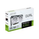 ASUS DUAL-RTX4060-O8G WHITE 8GB GDDR6 HDMI DP