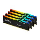 Kingston RAM FURY Beast RGB - 128 GB (4 x 32 GB Kit) - DDR5 5200 DIMM CL40