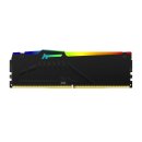 Kingston RAM FURY Beast RGB - 128 GB (4 x 32 GB Kit) - DDR5 5200 DIMM CL40