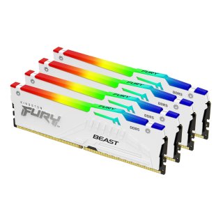 128GB DDR5-5600MT/S CL40 DIMM (KIT OF 4) BEAST WHITE RGB XMP