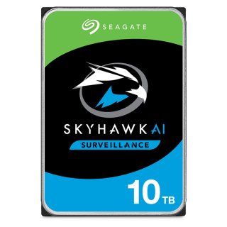 Seagate SkyHawk AI ST10000VE001 - Festplatte - 10 TB - intern - 3.5" (8.9 cm) - SATA 6Gb/s - 7200 rpm - Puffer: 256 MB