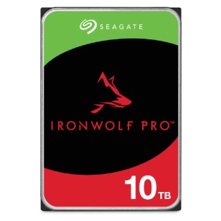 Seagate IronWolf Pro ST10000NT001 - Festplatte - 10 TB - intern - 3.5" (8.9 cm) - SATA 6Gb/s - 7200 rpm - Puffer: 256 MB - mit 3 Jahre Seagate Rescue Datenwiederherstellung