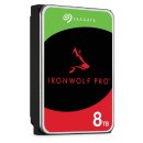 Seagate IronWolf Pro ST8000NT001 - Festplatte - 8 TB - intern - 3.5" (8.9 cm) - SATA 6Gb/s - 7200 rpm - Puffer: 256 MB - mit 3 Jahre Seagate Rescue Datenwiederherstellung