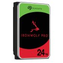 Seagate IronWolf Pro ST24000NT002 - Festplatte - 24 TB - intern - 3.5" (8.9 cm) - SATA 6Gb/s - 7200 rpm - Puffer: 512 MB - mit 3 Jahre Seagate Rescue Datenwiederherstellung