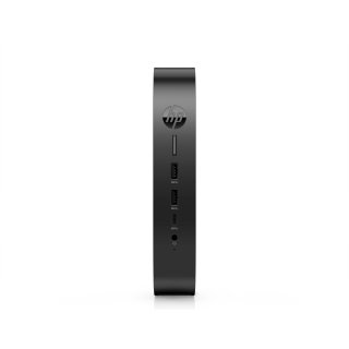 HP Elite t655 - Thin Client - SFF - 1 x Ryzen Embedded R2314 / 2.1 GHz - RAM 8 GB - Flash 64 GB - eMMC - Radeon Graphics - GigE - Win 10 IoT Enterprise - Monitor: keiner - Tastatur: Deutsch