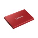 SSD 2TB Samsung Portable SSD T7 USB3.2 Gen.2 Metallic Red