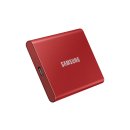 SSD 2TB Samsung Portable SSD T7 USB3.2 Gen.2 Metallic Red