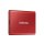 SSD 2TB Samsung Portable SSD T7 USB3.2 Gen.2 Metallic Red