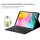 3in1 Bluetooth Tastatur in Schwarz + Maus + Cover für Samsung Galaxy Tab S9 FE 2023 X510/SM-X516/SM-X518 10.9 Zoll  Case Schutz Hülle Tasche Keyboard