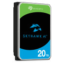 Seagate SkyHawk AI ST20000VE002 - Festplatte - 20 TB - intern - 3.5" (8.9 cm) - SATA 6Gb/s - Puffer: 256 MB - mit 3 Jahre Seagate Rescue Datenwiederherstellung